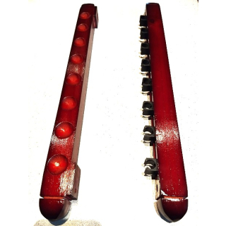 Wandhalter Antik, 8 mahagoni