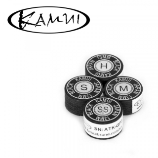 Klebeleder KAMUI black , medium 11 mm