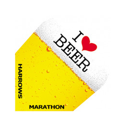 Dartfly HARROWS Marathon " I Love Beer "