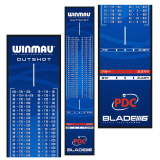 Dartmatte WINMAU, Outshot  blau