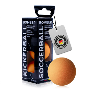 Kickerball Bomber Bandito, orange, 35 mm, 3 St. im Set