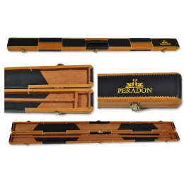 Koffer Snooker PERADON  schwarz/braun, für...