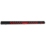 Koffer Snooker PERADON  Clubman schwarz/rot, für 3/4-geteilte Queues