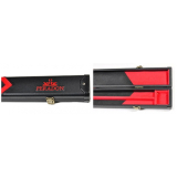 Koffer Snooker PERADON  Clubman schwarz/rot, für 3/4-geteilte Queues