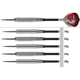Steeldart HARROWS Silver Arrows, 24 g