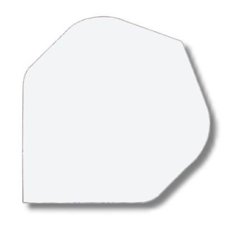 Dartfly Nylon, Standard, weiß
