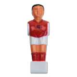 Kickerfigur Stadion Bomber rot/weiß, 13 mm NML