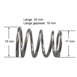Metallfeder Universal für  16mm Kickerstange
