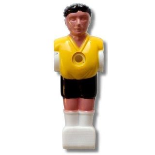 Kickerfigur Soccer Deluxe , gelb/schwarz