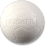 Kickerball Original "Kicker", weiß, weich und griffig. 34mm, ca. 15g NML