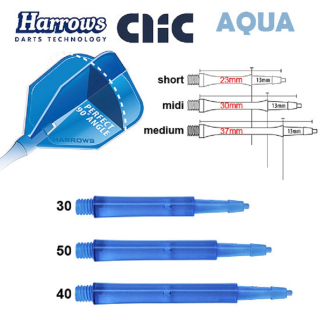 Shafts HARROWS Clic Standard short blue