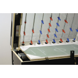 Kickertisch Garlando Tischkicker Garlando Olympic Silver mit Münzeinwurf u. Diebstahlsicherung, Dekor: schwarz/silber 110kg